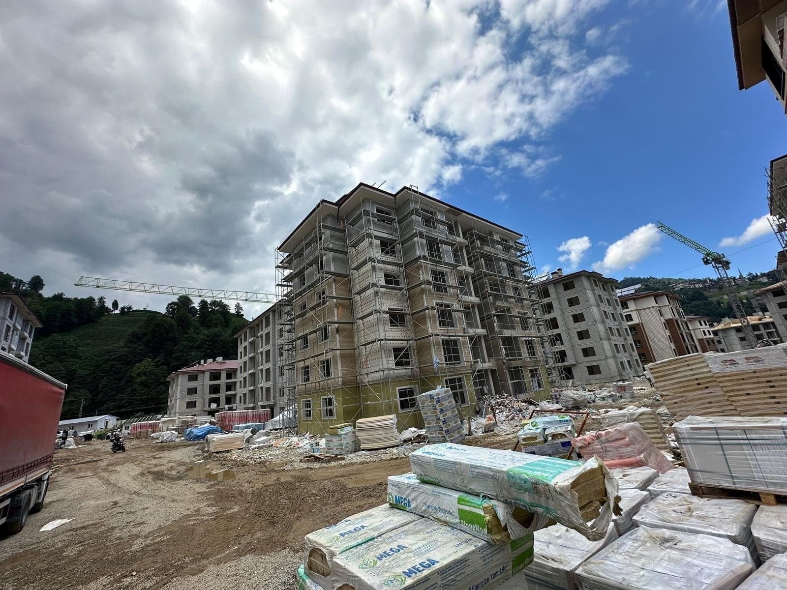 Rize Güneysu TOKİ tamamlanan bloklar
