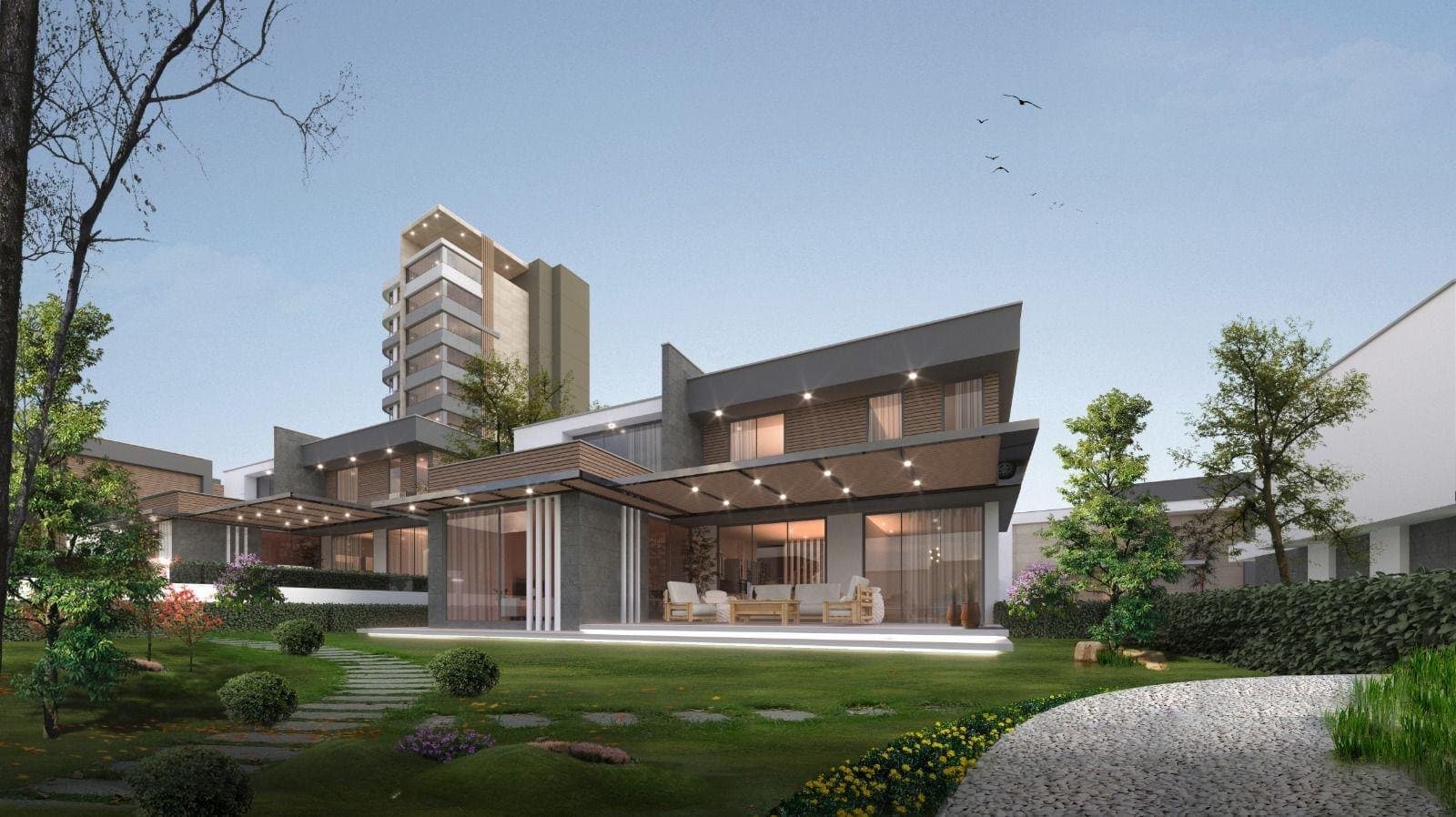 Tual Armada villa ve apartman bloğu